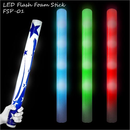 LED Flashing Foam Stick