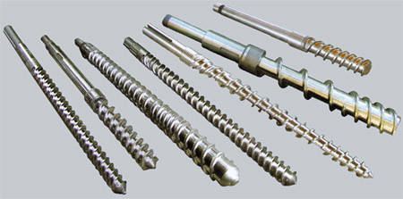 rubber machine screw and barrel