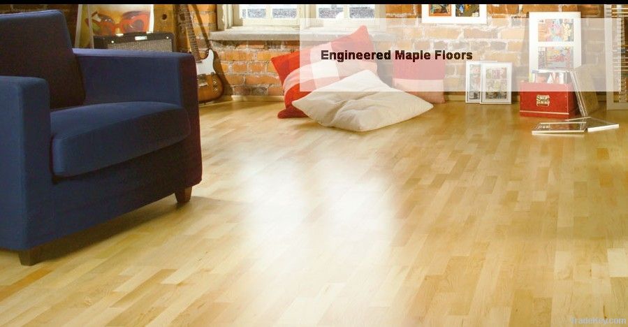 Engineered Maple Hardwood Flooring