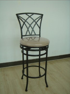 Swivel metal barstools