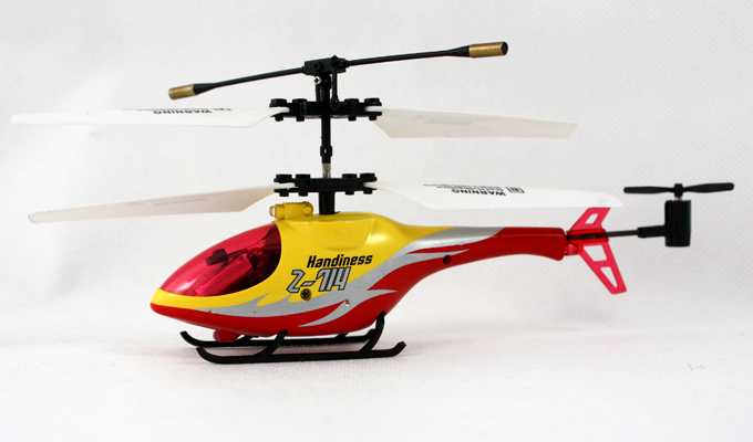 3CH meatal body R/C helicopter red/yellow