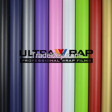 Ultrawrap best 2D/3D/4D carbon fiber vinyl sheet with bubble free