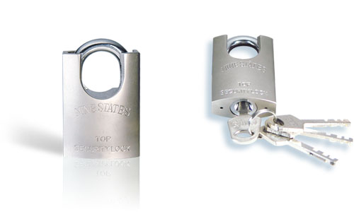 Alone Type Wraped Beam Padlock