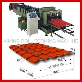 glazed tile roll forming machine