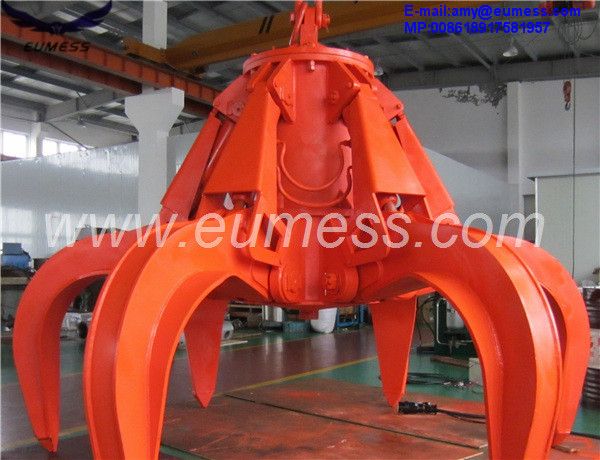 Motor-Hydraulic Orange Peel Grab