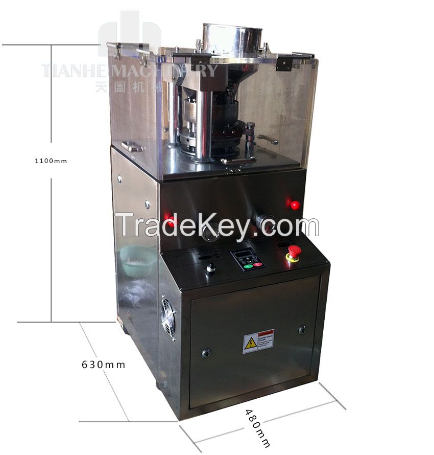 Mini rotary tablet press machine ZP9B enhance type rotary tablet pressing