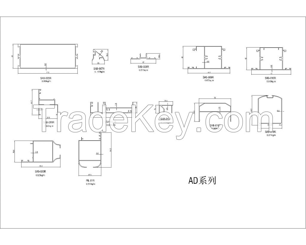 Aluminum Profiles- Casement Windows