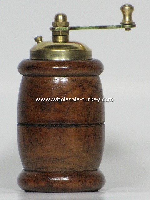 Turkish WOOD PEPPER MILL Grinder No.14