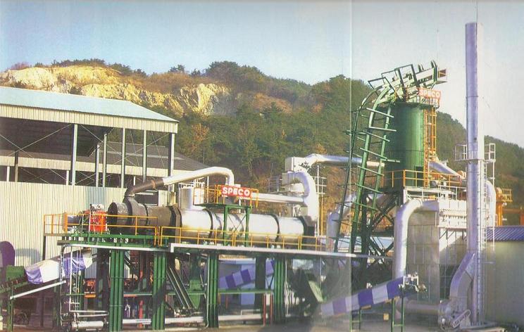 recycling asphalt mixing plant