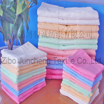 100%cotton jacquard satin border towel sets