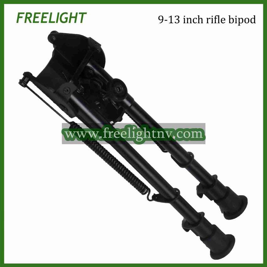 9-13 inch extendable leg gun mounted fixed Harris style bipod for hunting