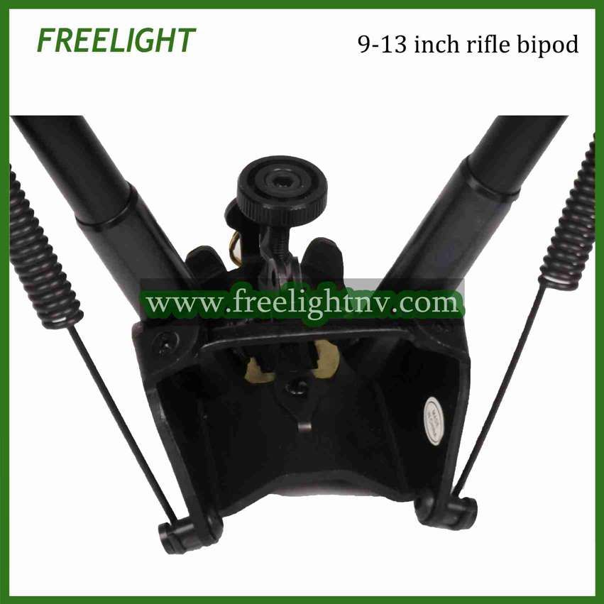 9-13 inch extendable leg gun mounted fixed Harris style bipod for hunting