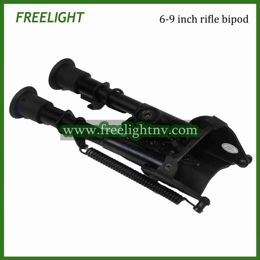 6-9 inch Harris Style bipod Adjustable legs Hinged base hunting rifle bipod