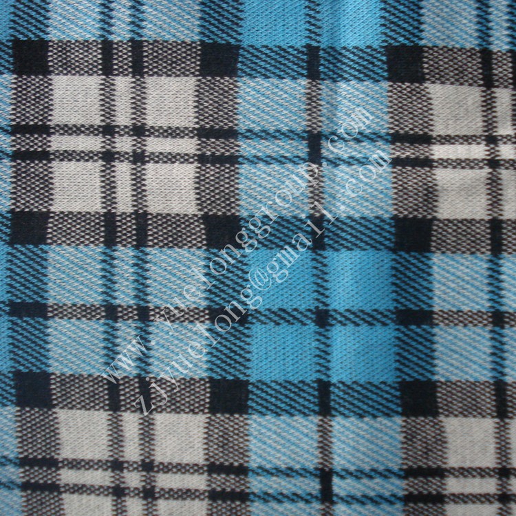 100% Cotton Knit Jacquard Fabric