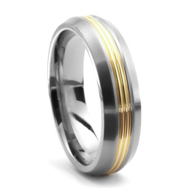 steel &amp; titanium ring