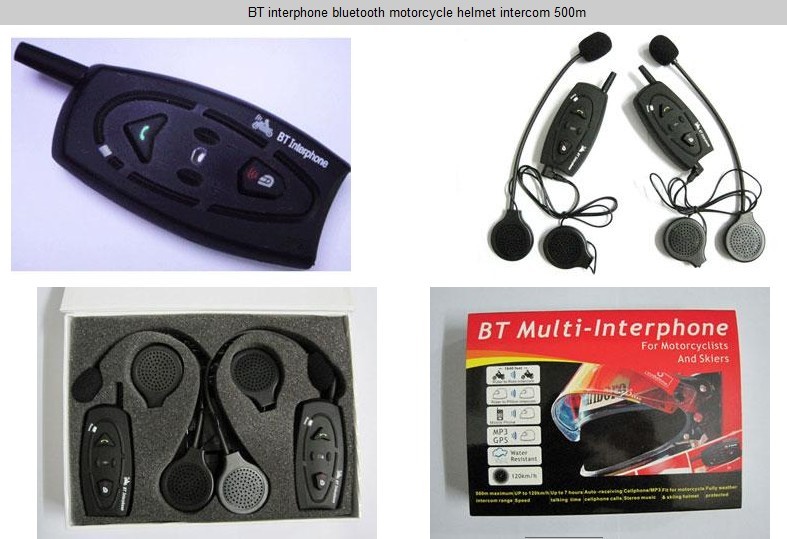 Motorcycle bluetooth interphone