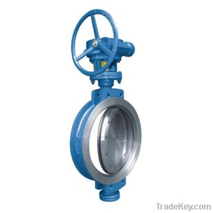 Gear Box  Wafer Type Soft Sealing Butterfly Valve