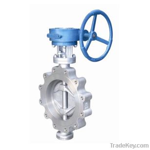 Gear Box   Wafer Type Lug Metal Sealing Butterfly Valve