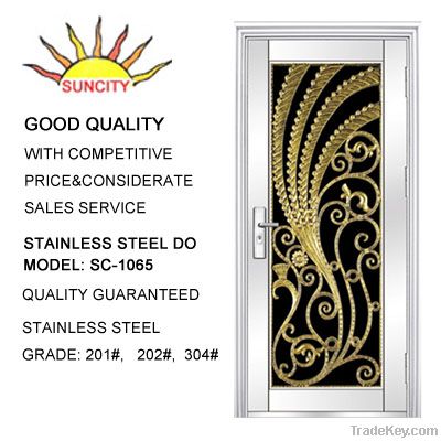 Exterior stainless steel door