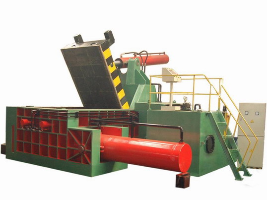 hydraulic metal baling press