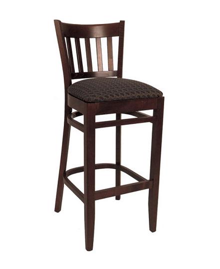 Wooden barstool