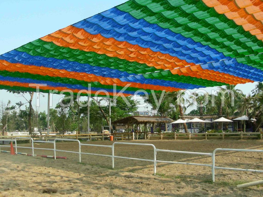 colorful sunshade net for kindergarten,playground,parking areas