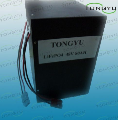 High power EV LiFePO4 Battery for Golf Carts, 48V 80Ah Motorcycle Battery