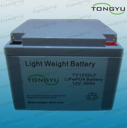  LiFePO4 12V 32Ah/33Ah Battery for Medical Carts, Powered Carts