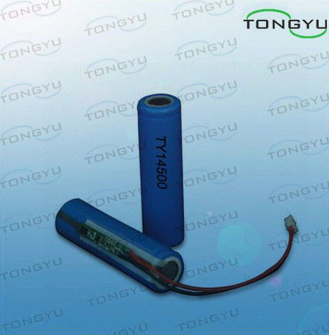 3.7V 800mAh Rechargeable Lithium Batteries For LED Lighting / Solar Lights/ Cap Lamp