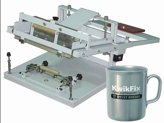 single screen printing machine