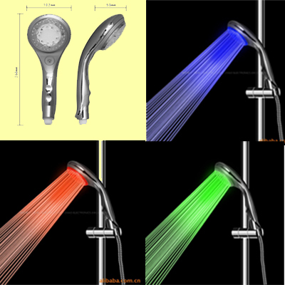 led shower head