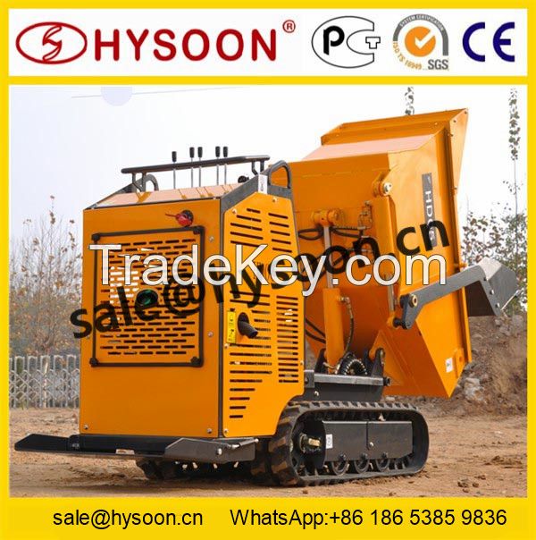 HYSOON power barrow garden mini tracked dumper