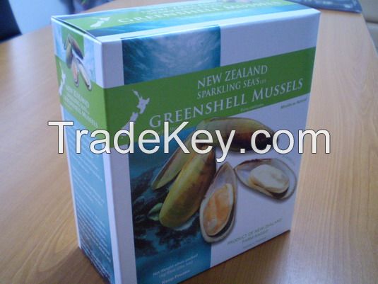 New Zealand Green Shell Mussels