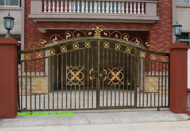 wrought iron gate