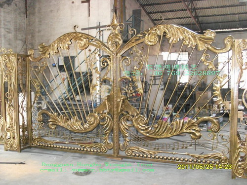 entrance iron gate