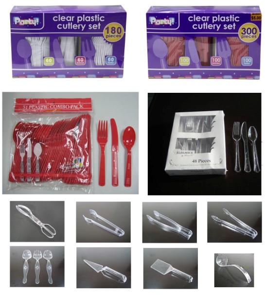 Plastic Cutlery and serving utensil