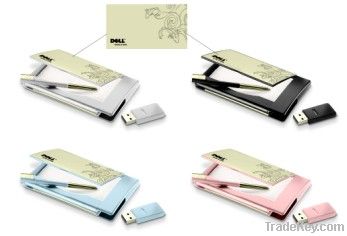 Business Card Holder With Usb And Ballpen