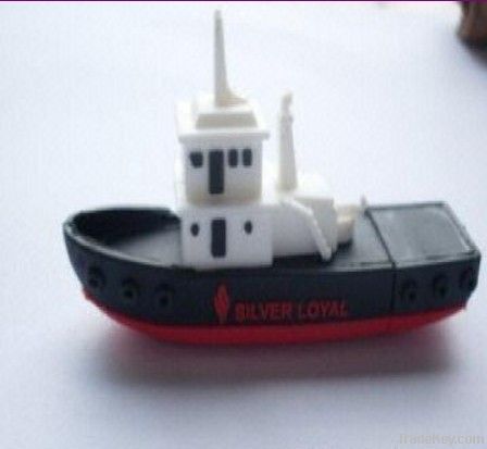 ship shape PVC USB Flash Drive