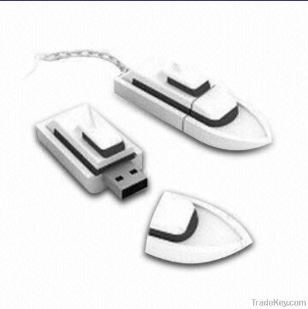 ship shape PVC USB Flash Drive