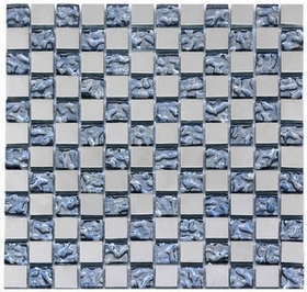 electroplate glass mosaic