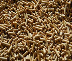 Rice husk pellets