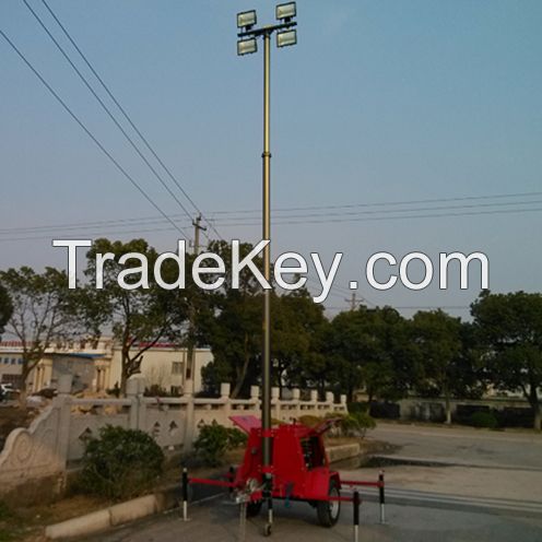 mobile generator set lights towers