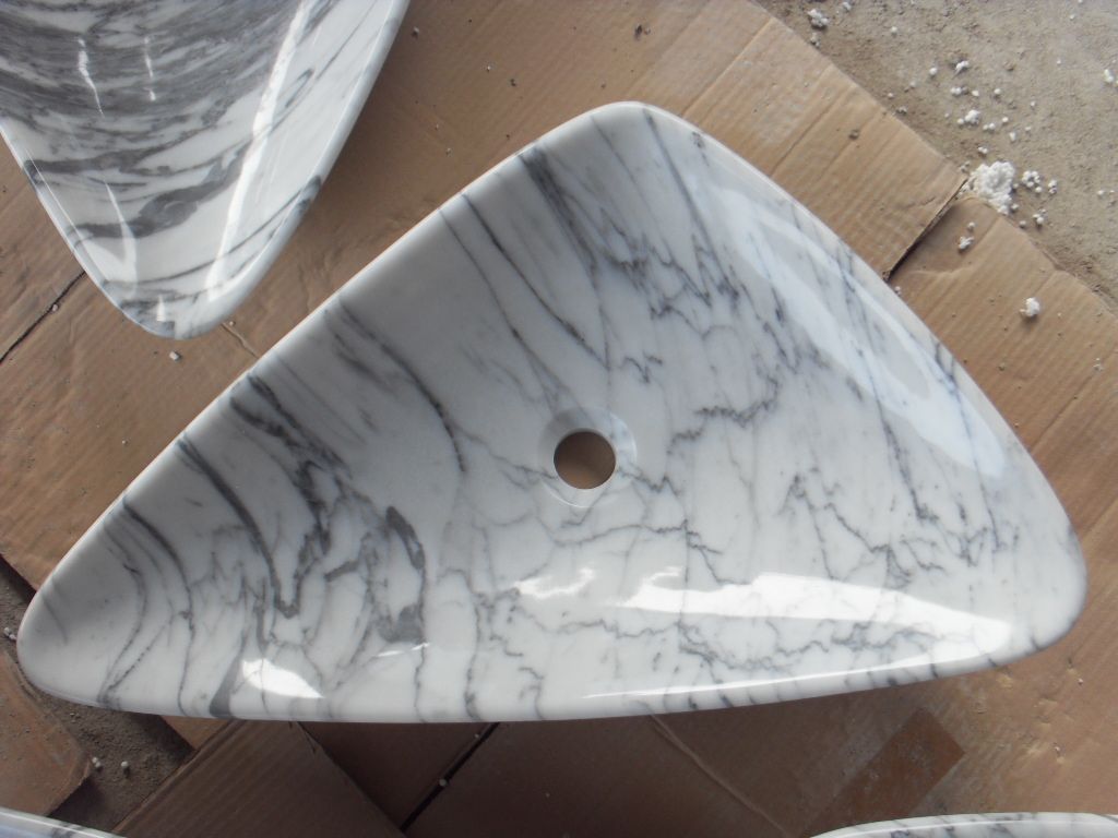 Arabescato Marble Bathroom Sink