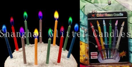 Color Flame Birthday Candles