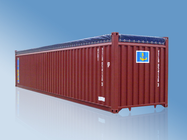 40&#039; Open-Top Dry Cargo Steel Container