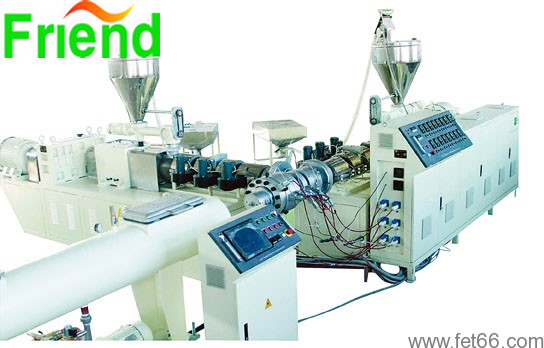 PE/PP, PVC Single corrugated pipe production line