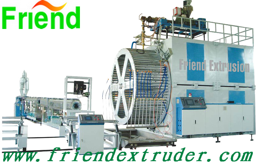 HDPE Large diameter hollow wall Winding Pipe machine