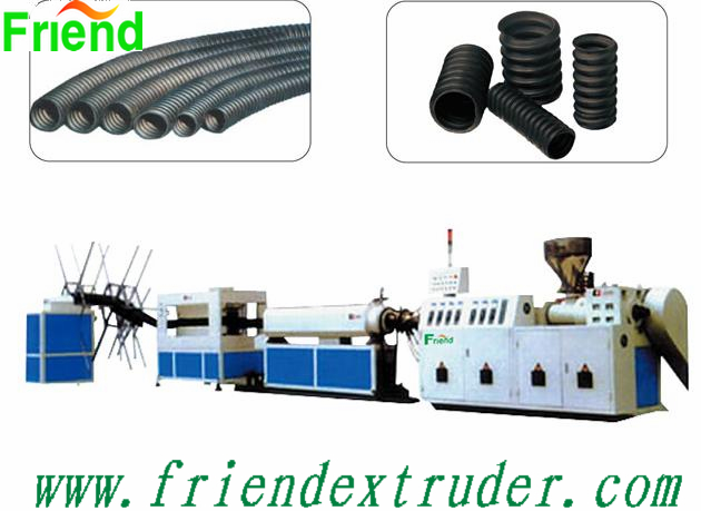 PE Carbon Spiral pipe production line