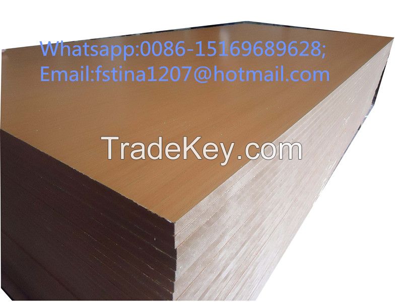 Furniture used Titanium white Melamine paper  FACED MDF 