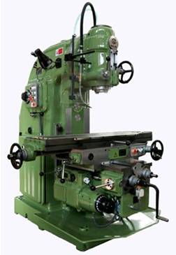 Knee type universal vertical  milling machine